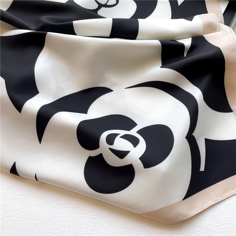 CODCOS Women's Square Silk Like Head Scarf Large 35 inch