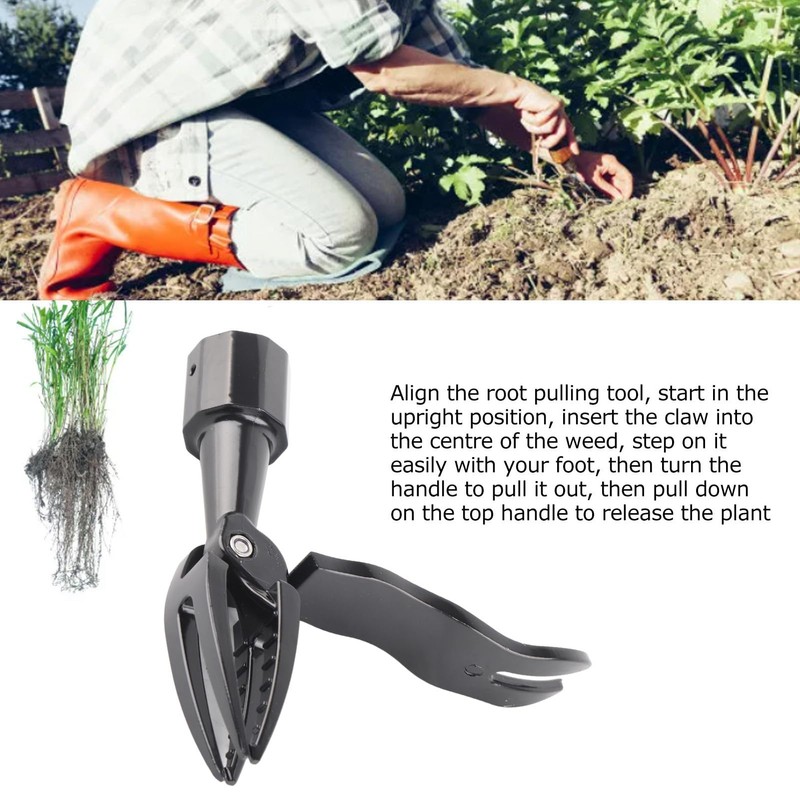 WOOXGEHM Vertical Weed Eater Tool, Replacement Hand Weed Eater, Aluminium