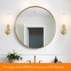 Gold Bathroom Wall Sconces Set of 2, Modern Wall Sconces