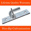 Jikacok Wall Mount Gate Hinge, Sturdy Fence Gate Hinges Fence