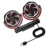 LABRIMP Small USB Car Fan Adjustable Cooling Fan for Car