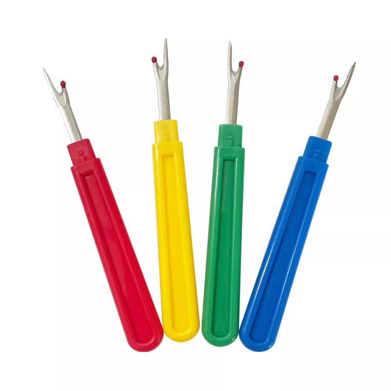 BANFLUXION 4pcs Handle Seam Rippers Thread Remover Tool Clothes Stitching