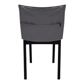 Muka Concise Style Living Room Chair Cover, Home Chair Pocket, Chair Back Organizer-Dark Grey-L
