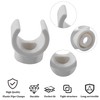 PDETVEO 50Pcs 1 Inch PEX Pipe Clamp Clips, White Plastic