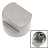SPARES2GO Control Knob Switch & Shaft for Stoves 61EDO 61EHDO