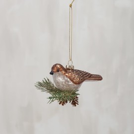 Primitives by Kathy Glass Ornament - Partridge