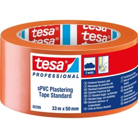 tesa 60399-00001-01 Cleaning Tape Orange (L x W) 33 m x 50 mm Pack of 3