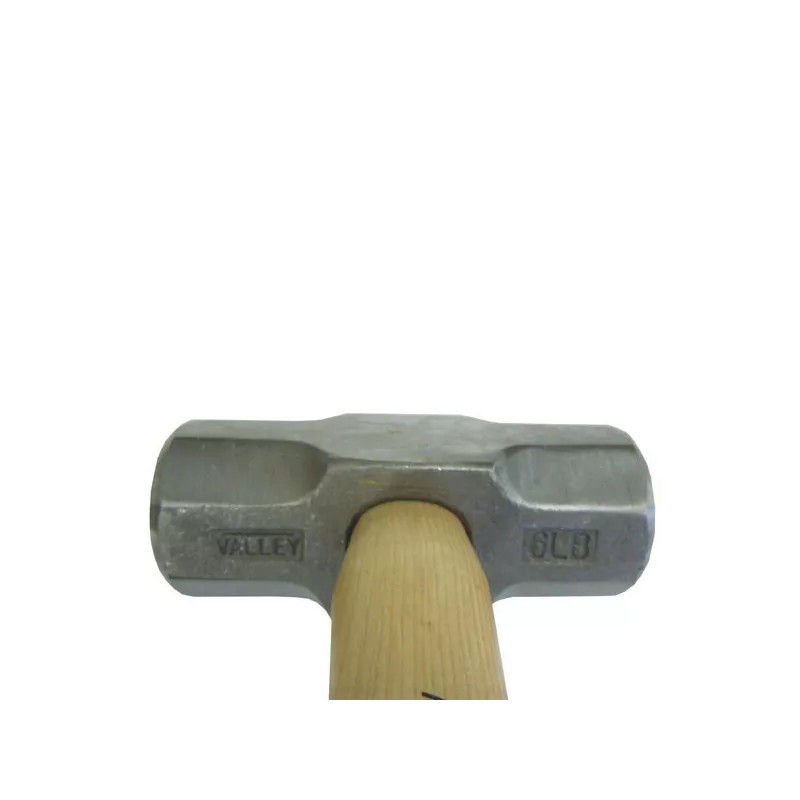 Valley 10-Lb Sledge Hammer with 16" AMERICAN Hickory Handle, HMSL-10SP