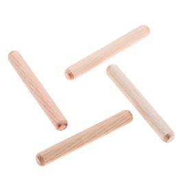 50pcs Woodworking Hardwood Round Dowel Pins for Bird Cage Pet Nest Wooden Craft Rods Furniture Fitting Tools 8x60mm(DXL)/0.32"x2.36"