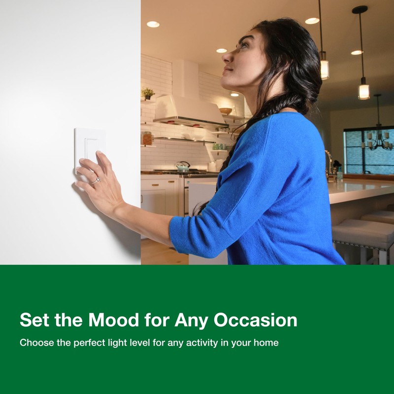 Lutron Diva LED+ Dimmer Switch for Dimmable LED, Halogen and