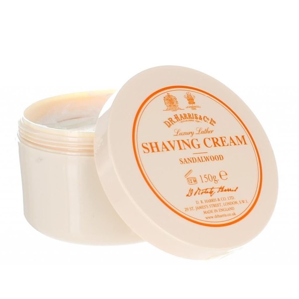 D.R.Harris & Co Sandalwood Shaving Cream Tub 150g