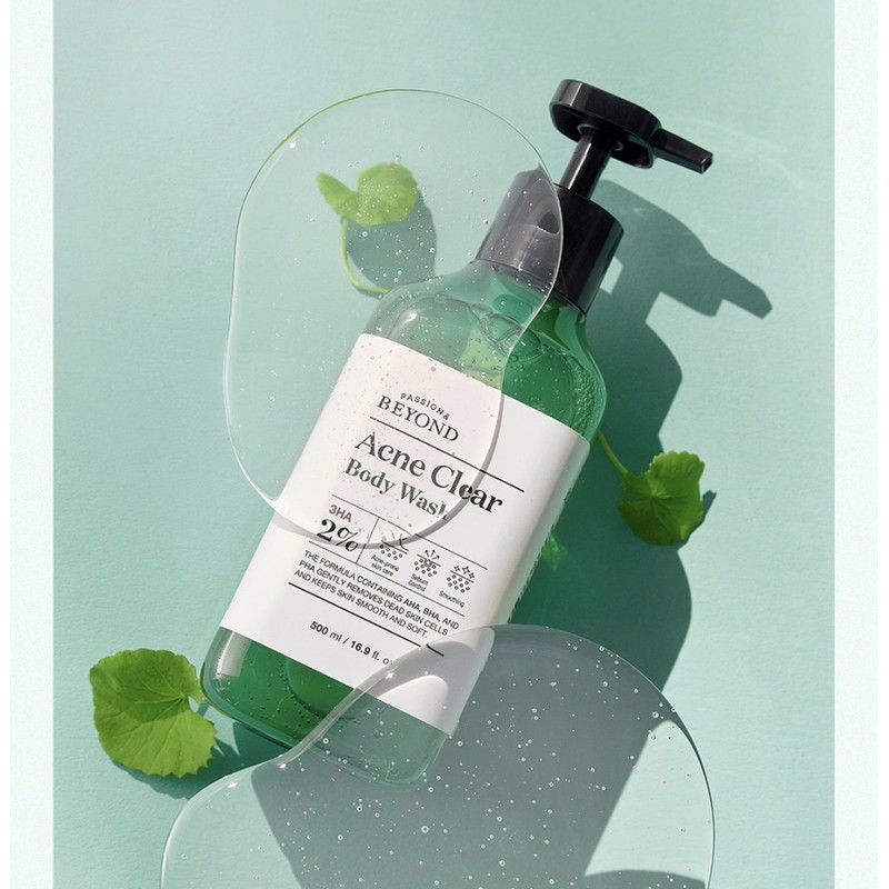 Beyond Acne Clear Body Wash 500ml Acne Prone Skin /