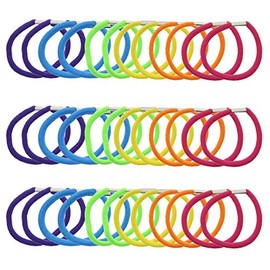 Zac's Alter Ego Set of 36 Strong Elastics Hair Bobbles Elastic Bands Hair Accessory