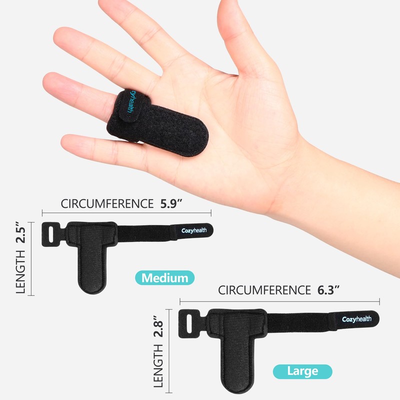 Trigger Finger Splint(2 Pack) Support Brace for Middle, Ring, Index,