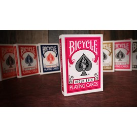 Bicycle Fuchsia Rider Bicycle 1 Deck Back Playing Cards (Pink) Standard Edition Deck