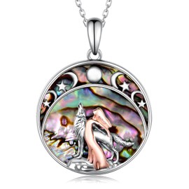 Feijiesi Raccoon/Wolf/Axolotl/Elephant/Sea Turtle/Koala/Bunny/Owl Necklace 925 Sterling Silver Animal Pendant Necklace Cute Animal Jewelry for Women, Sterling Silver, No Gemstone