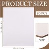 20 Pcs Book Board, Binders Board Chipboard Designer Bookboard Kraft