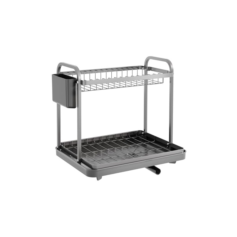 Sakugi 2-Tier Dish Drying Rack - Stainless Steel Dish Rack