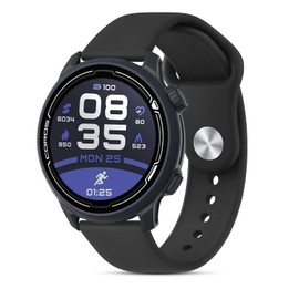 Amzpas Silicone Band for Coros PACE 2/ APEX 42mm/ APEX 2, 20mm Quick-Release Replacement Wristband Sport Straps, Black