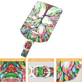 2 Pack Luggage Tags, Fintie Leather Name ID Labels with Privacy Cover for Travel Bag Suitcase