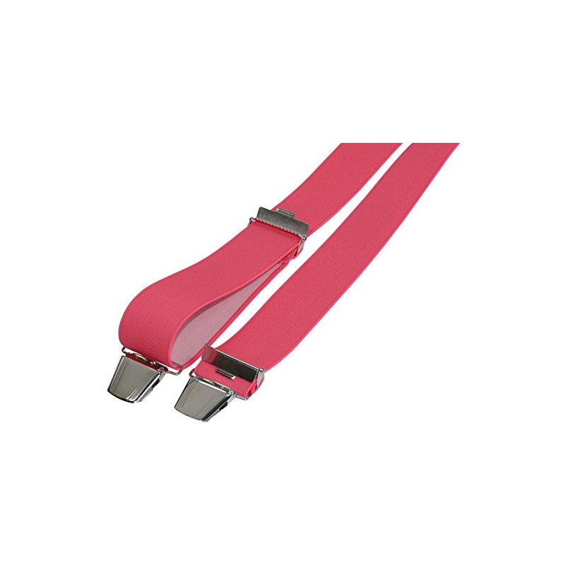 Harrys-Collection Men's Braces 4 Extra Strong Clips Single Colour -