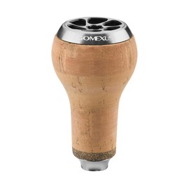 GOMEXUS C27 Reel Handle Knob for Daiwa Type S, Shimano Type A Caldia Handle Replacement, Cork, 1.1 inches (27 mm) Knob, Compatible with Spinning and Baitcasting Reels, Bass Fishing, Light Game