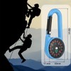 BLPRKOT Pack of 10 Compass with Carabiner Hook Compass Key