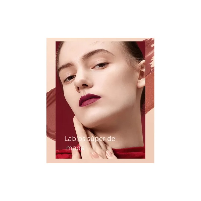 12 Labiales Mate Set Pintalabio Gloss Indeleble Imperméable