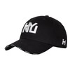 HYNLI The Original Black Baseball Cap - 100% Cotton, Unisex,