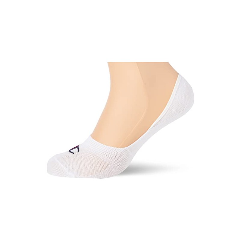 Champion Unisex Casual Socks (Pack of 6), White