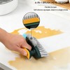 4 in 1 Scrape Brush with Rubber Squeegee, Shower Cleaning