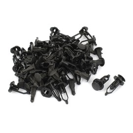 sourcing map 50 Pcs 9mm Hole Dia Fasteners Clips Plastic Rivet