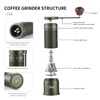 Bincoo Manual Coffee Grinder Manual Foldable Handle– Espresso Hand Coffee