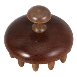 OATIPHO Wooden Wide Tooth Shampoo Brush Scalp Massager Comb for Gentle Hair and Scalp Care Ergonomic Design for Comfortable Handling for Dandruff Detox and Relaxation