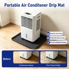 Humidifier Drip Mat -19.7''x19.7''x0.59'' Silicone Dehumidifier Mat, Waterproof Humidifier Tray