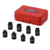 AIRTOON 1/2" Drive Pipe Plug Socket Set, 8-Piece, SAE, CR-MO,