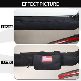 SQQP Bolsa de almacenamiento para Jeep Wrangler 1997-2021 JK TJ CJ YJ JKU JL JLU Unlimited 2/4 puertas y Gladiator JT
