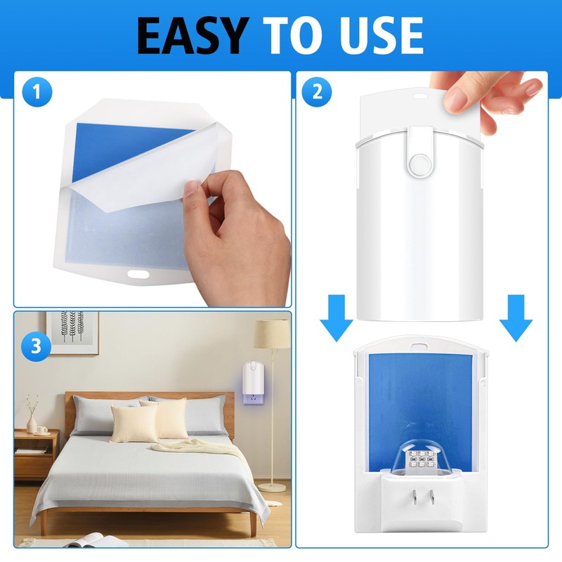 Qualirey 15 Pack Flying Insect Trap Refills Compatible with Osvdo