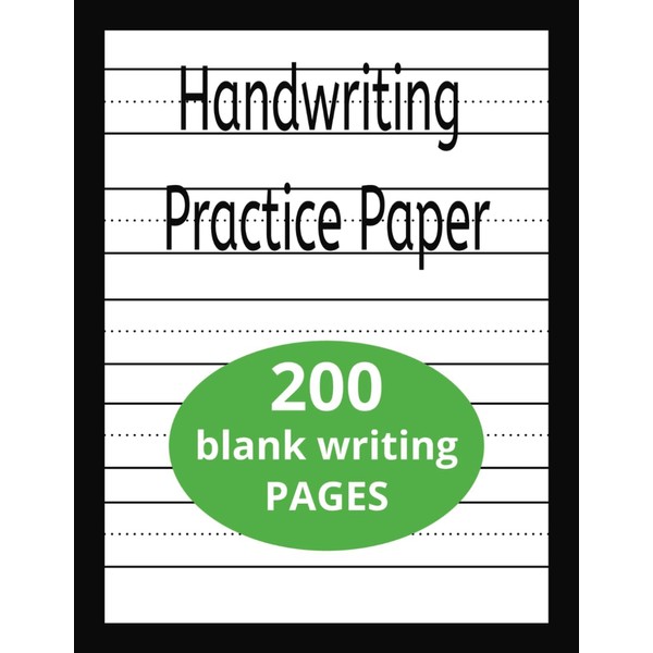 Handwriting Practice Paper for Kids: Handwriting Practice Paper Notebook /