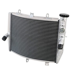 KUUHLERSAT Aluminum Racing Radiator fit for 2004-2005 Suzuki GSXR600 GSXR750 GSXR 600 750 04 05, 1 Row Motorcycle Radiators
