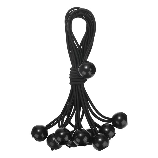 M METERXITY 10-Pack Ball Bungee Cords, 9 Inch High Elastic