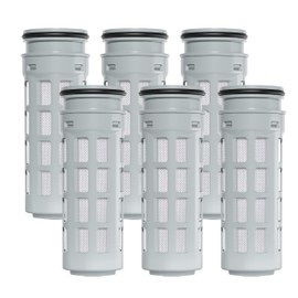 Replacement for Brita® Stream Pitcher Water Filter, Brita® OB05 Filter Pitchers and Dispensers, Pour Through Filters, Upgraded 7-stage Filters, Lasts 2 Months, by AQUA CREST (Pack of 6)