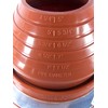 Dektite #5 Red Silicone Metal Roof Pipe Flashing, High Temp,