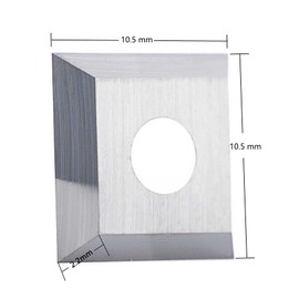 SpeTool Carbide Insert Replacement for Insert Router Bit 10.5 mm x 10.5 mm x 2.2 mm Pack of 10