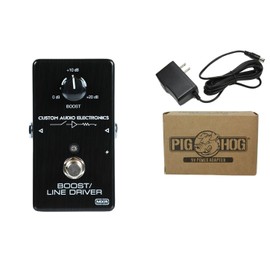 MXR MC401 Custom Audio Electronics Boost/Line Driver Power Bundle w/ 1 free Items: Item: Pig Hog 9v Power Adapter
