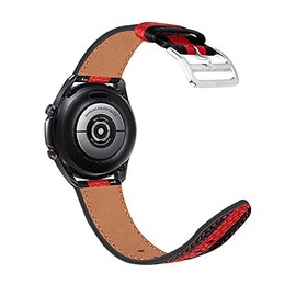 H.May Leather Watch Straps 18 mm, Leather Strap Replacement Strap with Quick Release for Men and Women Watch 18 mm 20 mm 22 mm, Leather