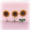 Sunflower spring car vehicle dashboard doll decoration rocking helmet indoor flower spring flower / 해바라기 스프링 자동차 차량 대시보드 인형 장식 흔들 헬멧 실내 꽃 용수철 꽃
