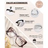 MARE AZZURO Oversized Reading Glasses 1.75+ Women Fashion Large Readers