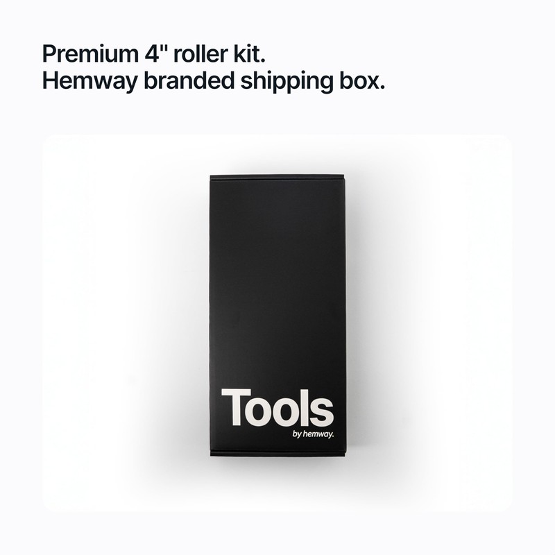 Hemway Premium Decorating Tools Bamboo Paint Roller Kit Set |