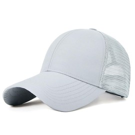 Eoslya Outdoor Sports Baseball Cap - Quick-Dry Mesh Sun Hat Adjustable Waterproof Breathable Lightweight Summer Cap for Camping Cycling Hiking LightGray